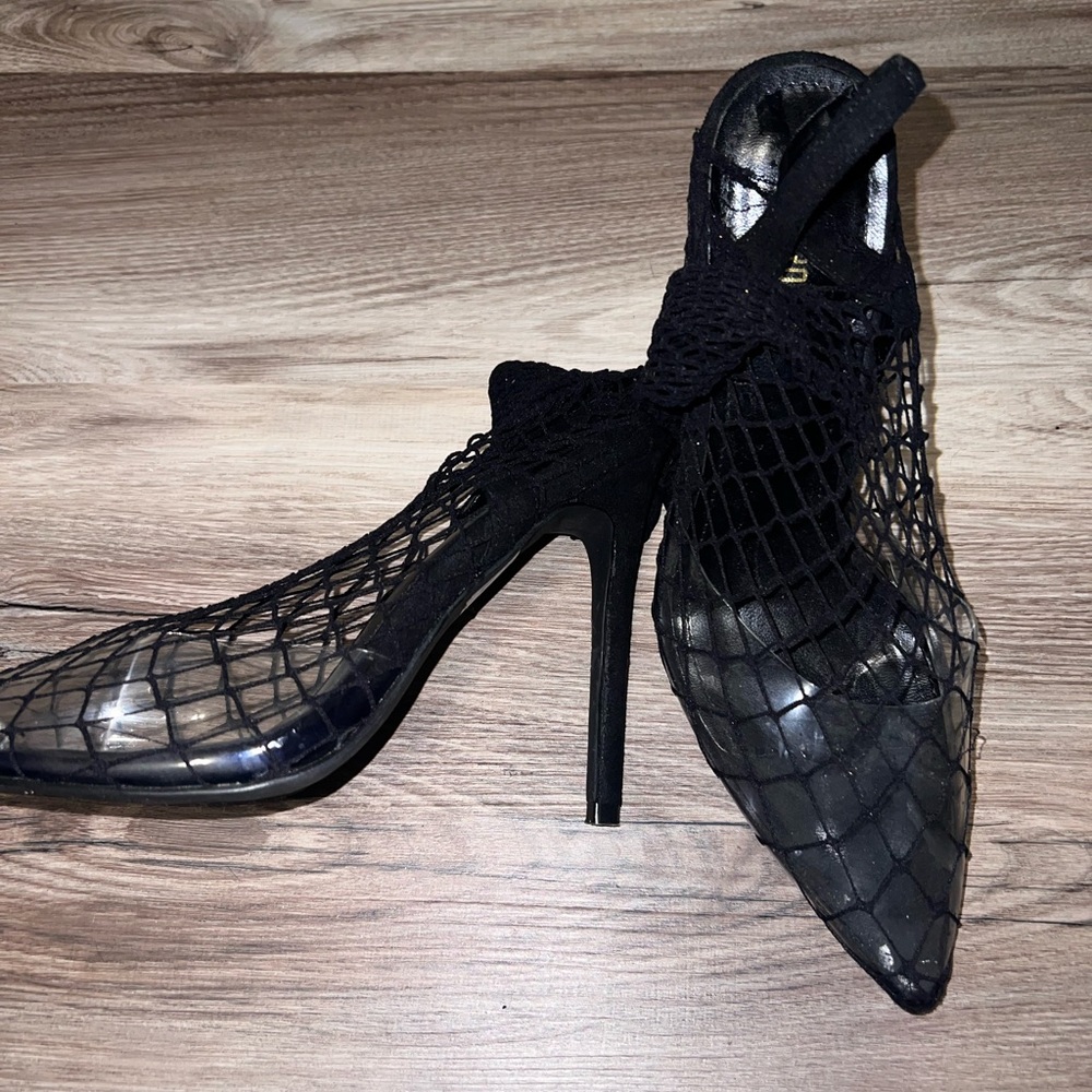Lace heels